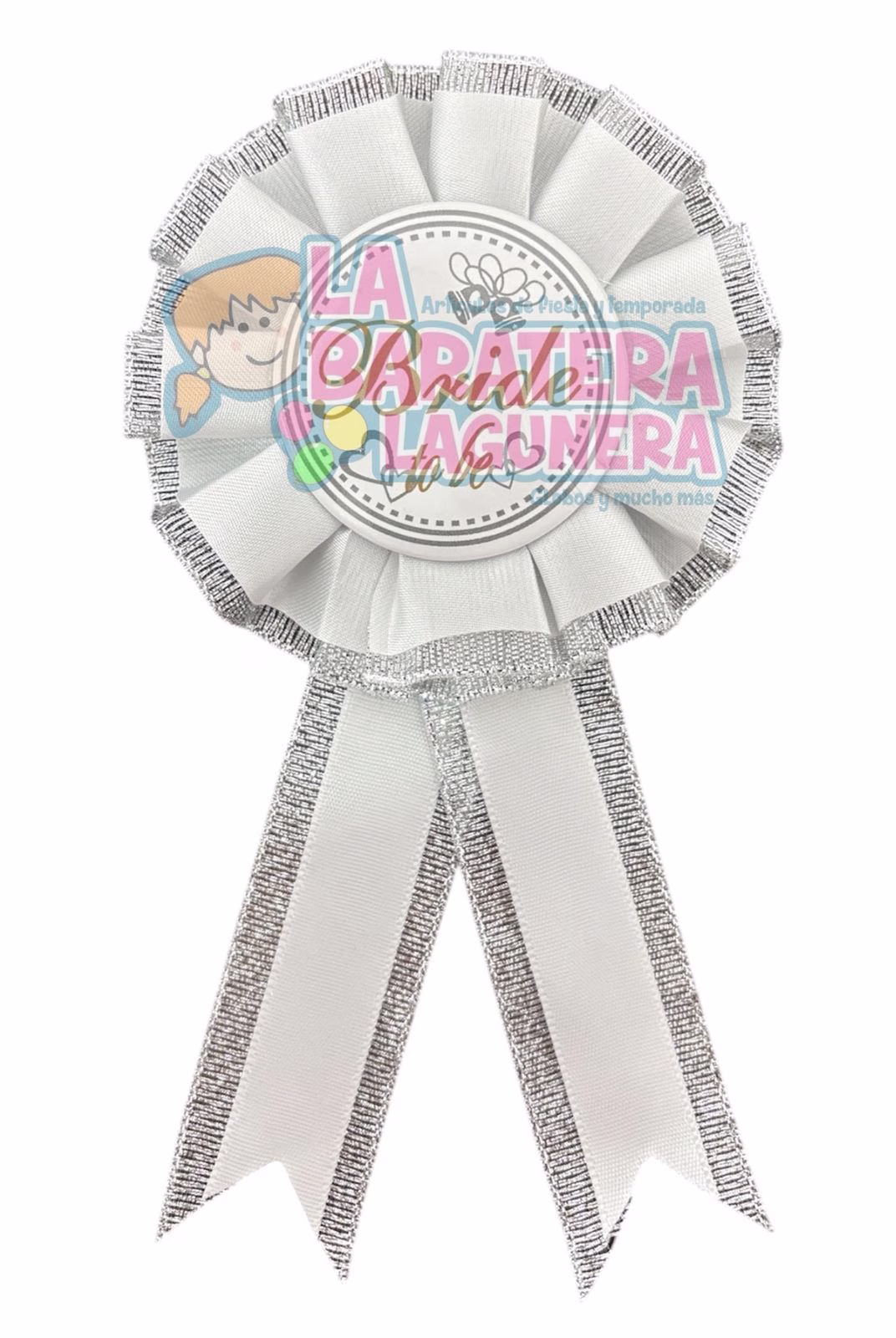 Pin bride to be blanco