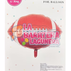 Globo metalico balon de futbol americano