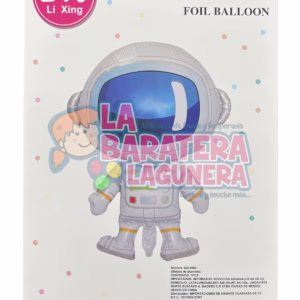 Globo metalico de austronauta