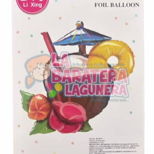 Globo metalico de piña colada