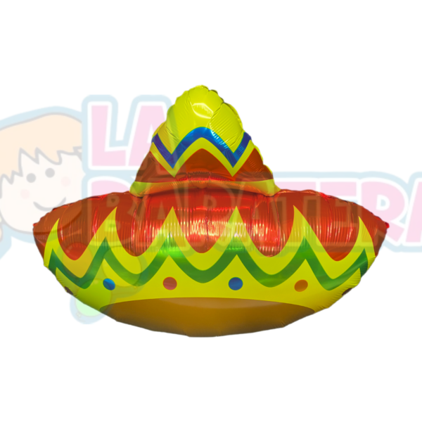 Globo metalico sombrero mexicano