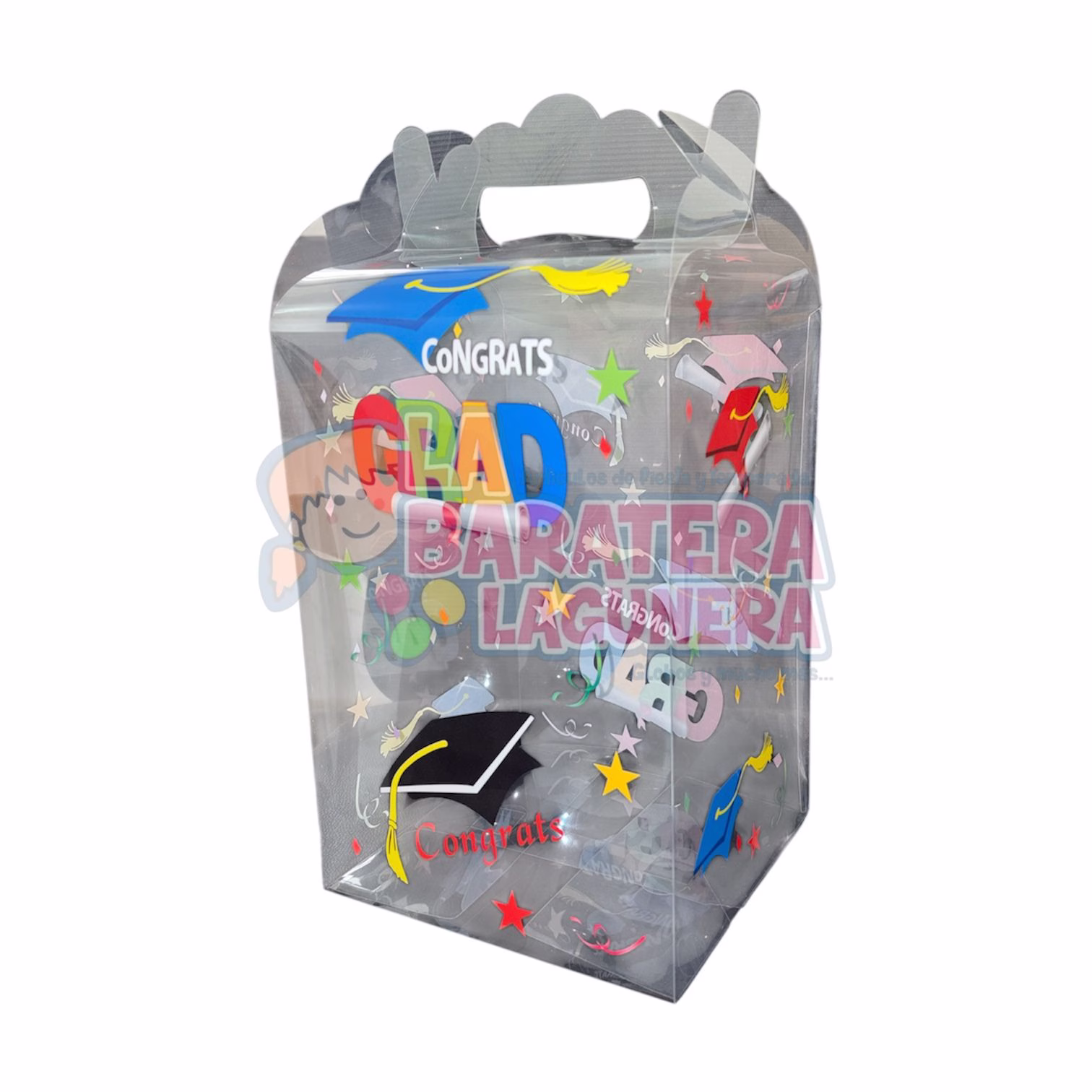 Caja de acrilico de graduación