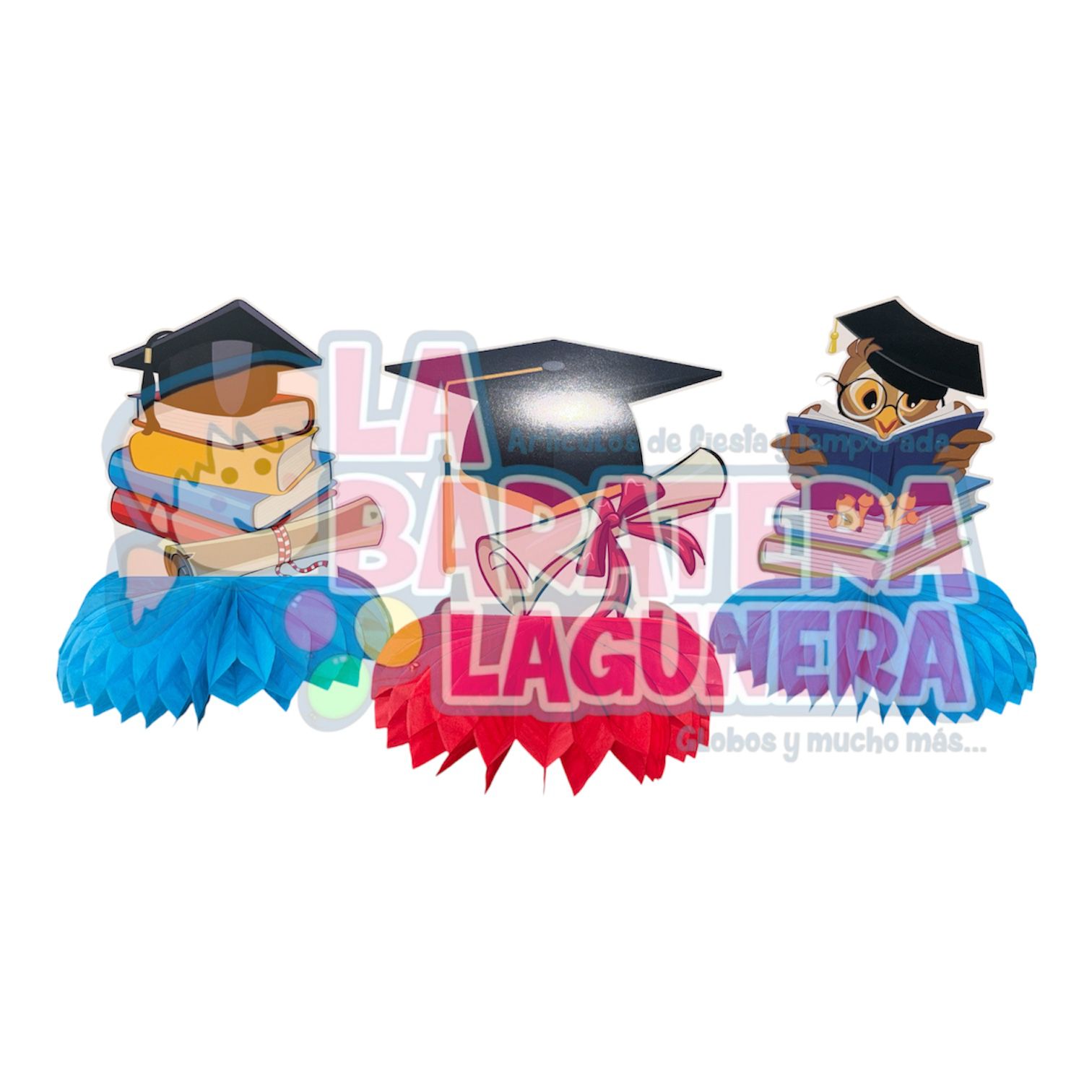 Centro de mesa de graduación