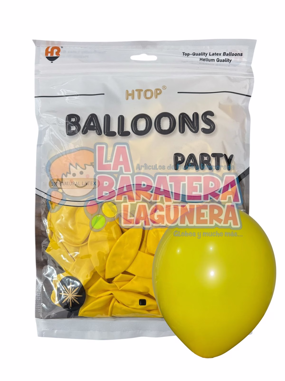 Globo latex Balloons Amarillo 10"