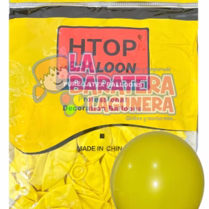 Globo látex UN-UW Amarillo 12"