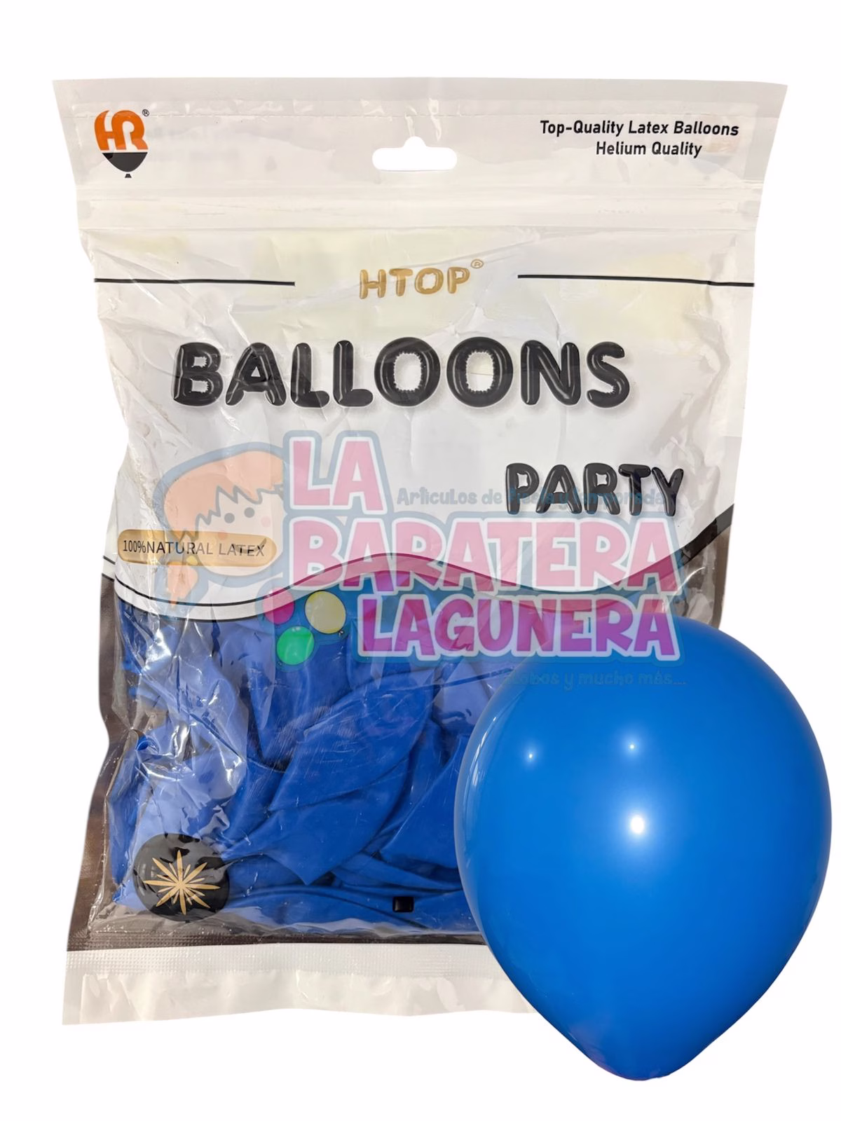Globo latex Balloons Azul 10"