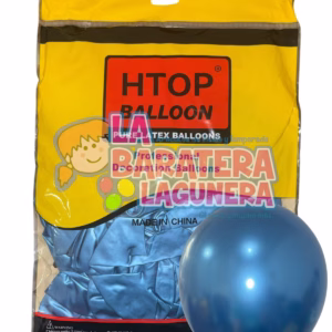 Globo látex UN-UW Azul cromado 12"