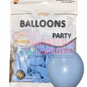 Globo latex Balloons Azul macarron 10"