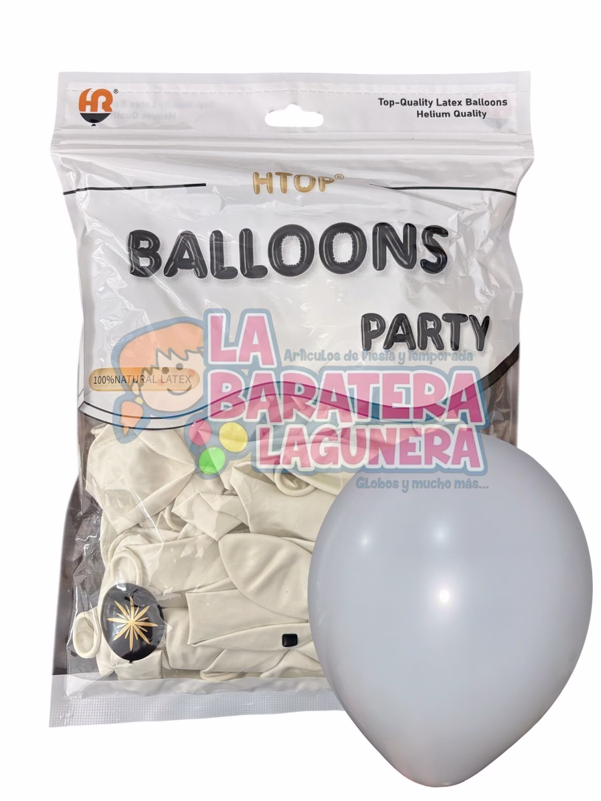 Globo latex Balloons Blanco 10"