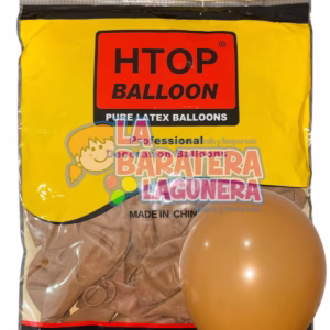 Globo látex UN-UW Cocoa 12"