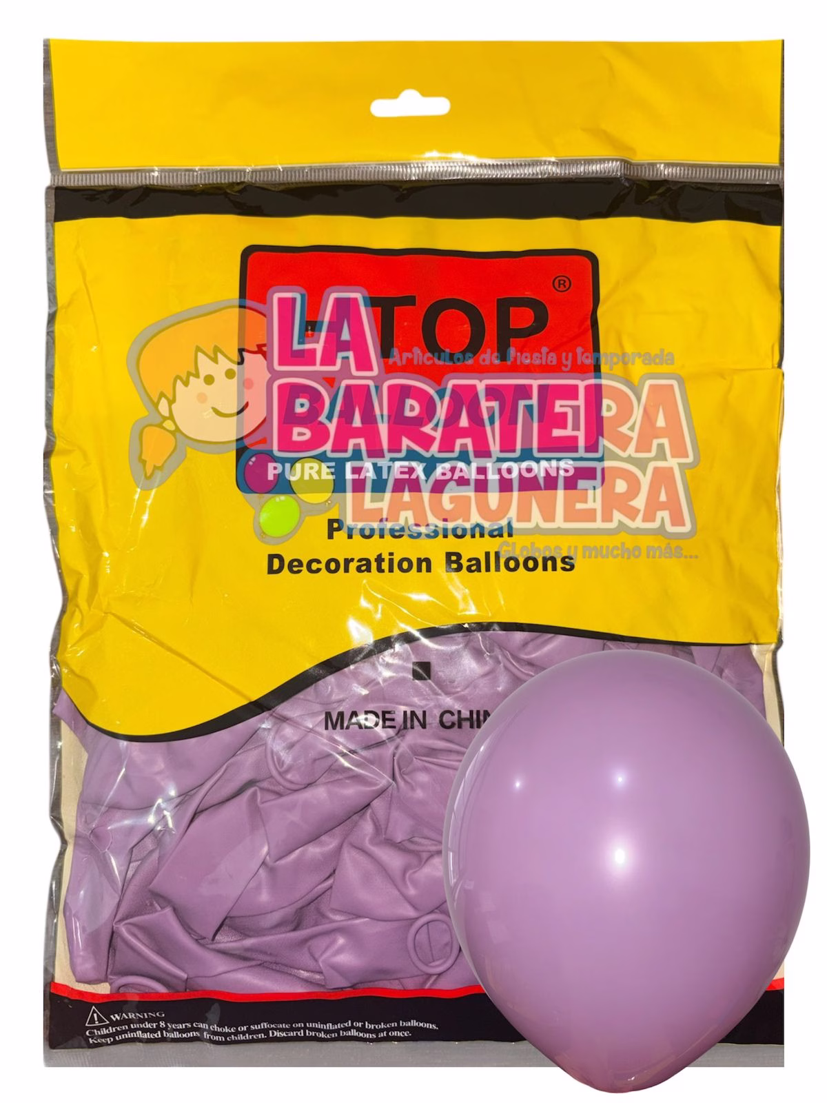 Globo látex UN-UW Violeta 12"