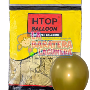 Globo látex UN-UW Dorado 12"