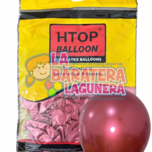 Globo látex UN-UW Granada cromado 12"