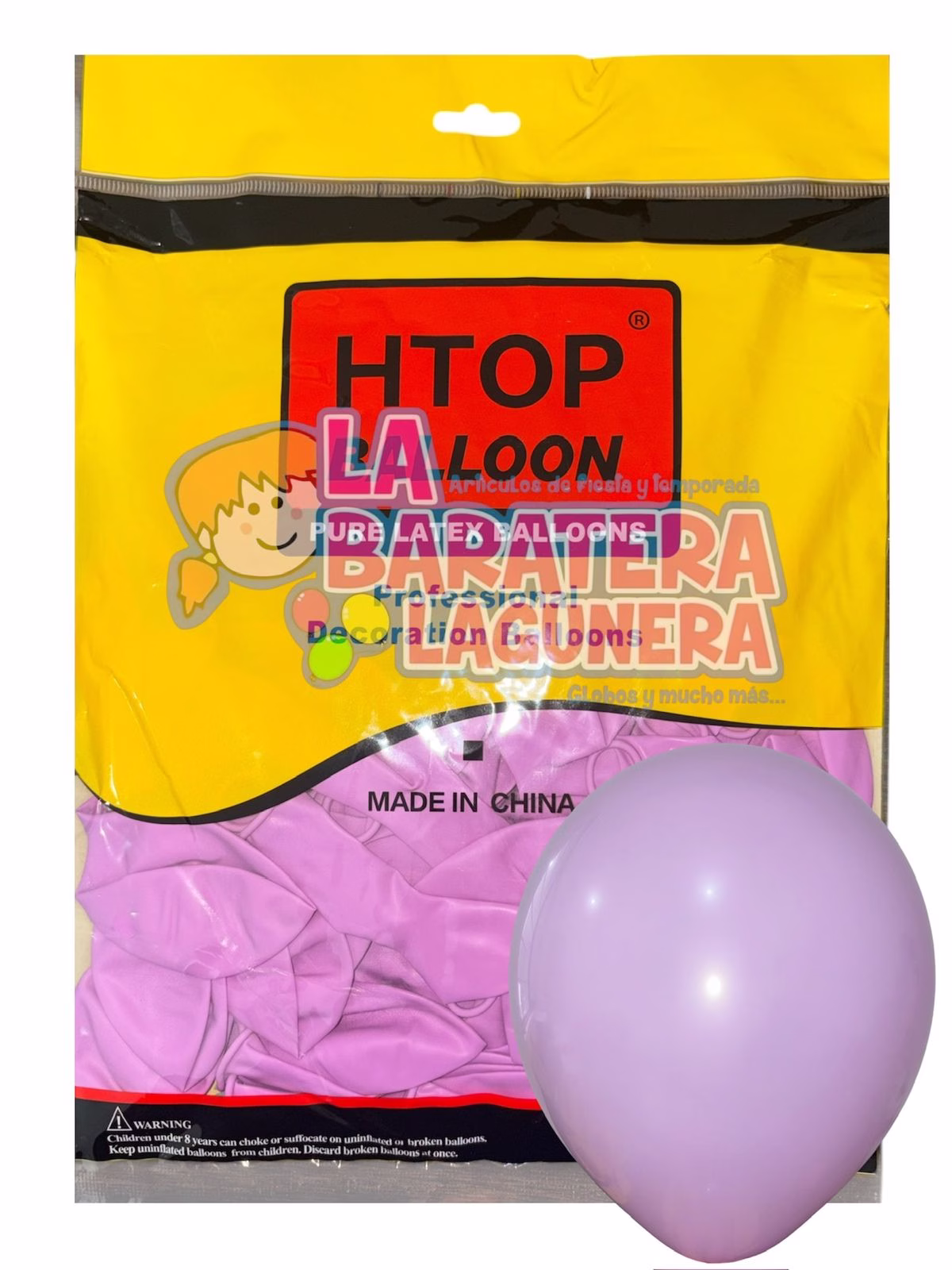 Globo látex UN-UW Rosa fucsia macarron 12"