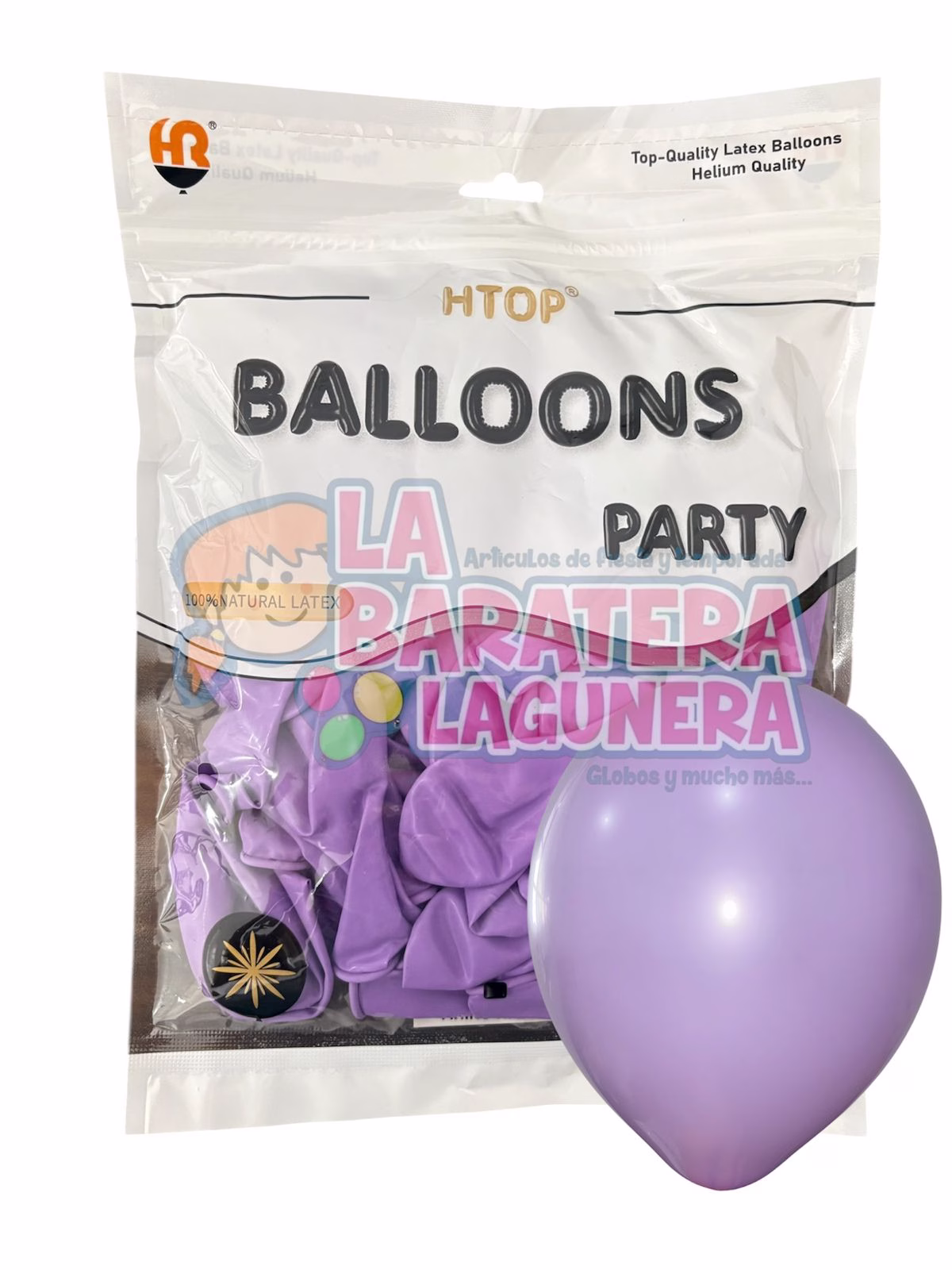 Globo latex Balloons Morado macarron 10"