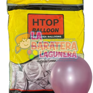 Globo látex UN-UW Rosa bebé cromado 12"