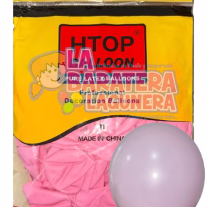 Globo látex UN-UW Rosa macarron 12"