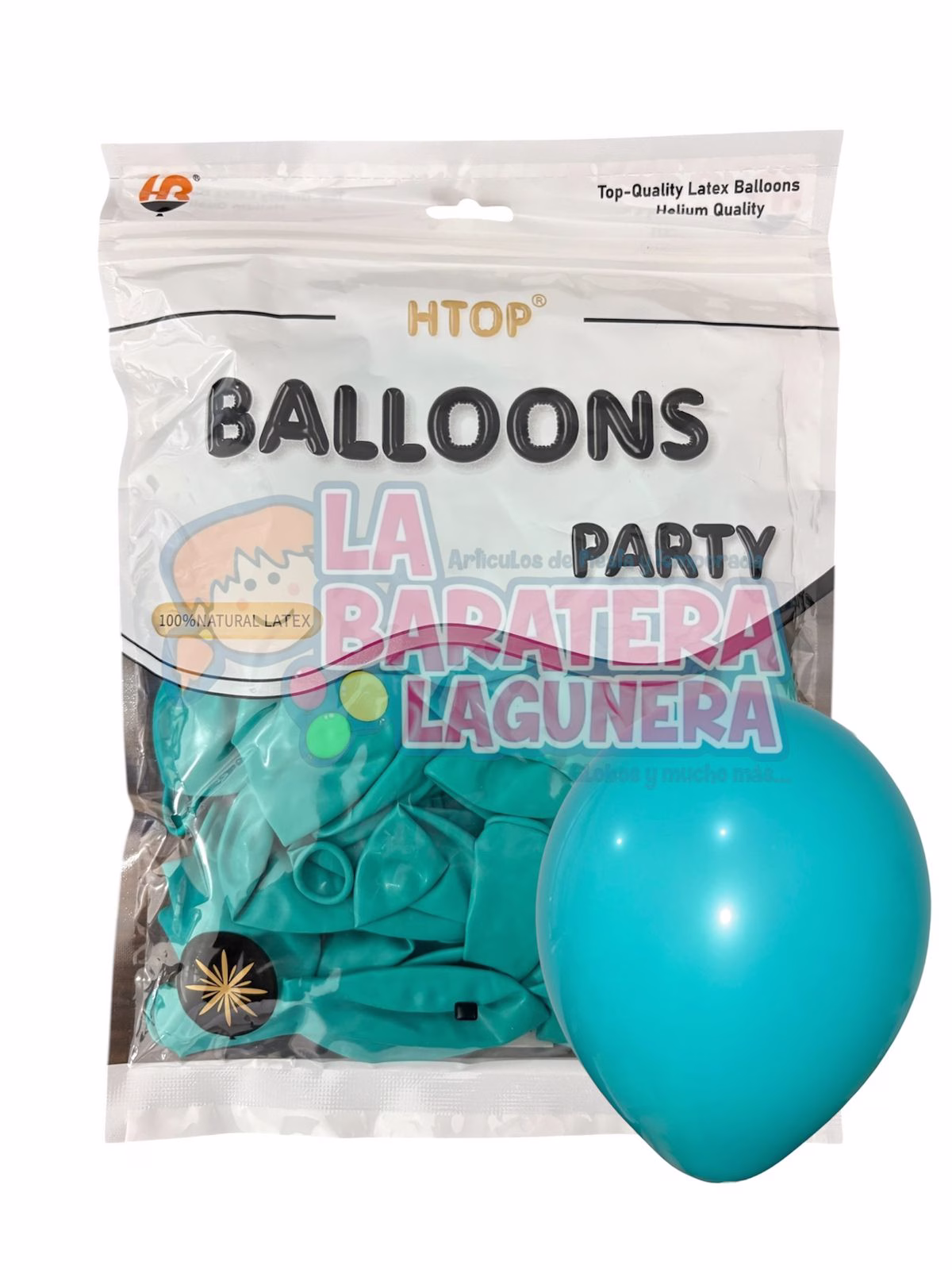 Globo latex Balloons Turquesa 10"