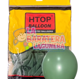 Globo látex UN-UW Verde aguacate 12"
