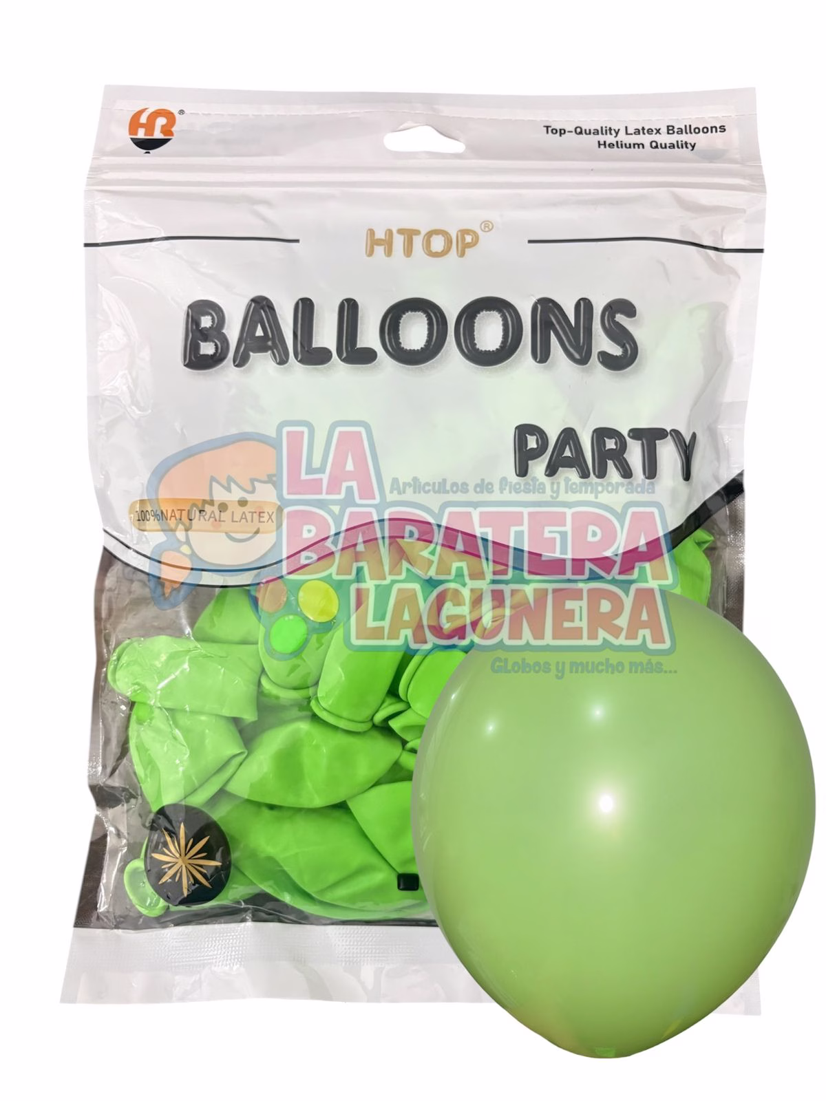 Globo latex Balloons Verde claro 10"