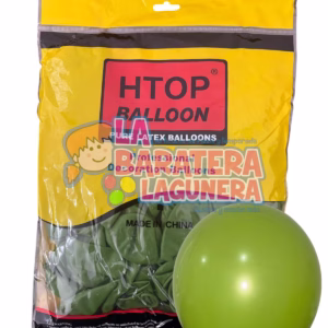 Globo látex UN-UW Verde oliva 12"