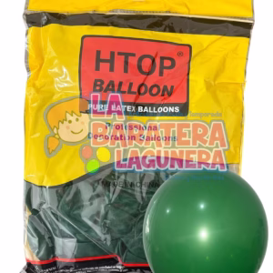 Globo látex UN-UW Verde oscuro 12"