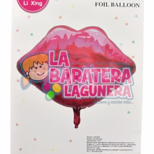Globo metalico de beso