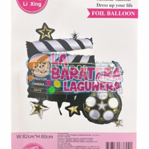 Globo metalico de cine