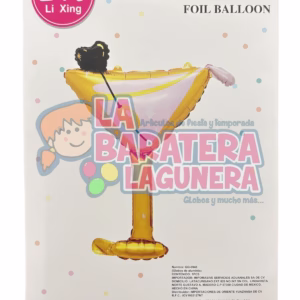 Globo metalico de copa martini