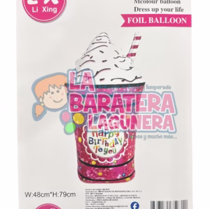 Globo metalico de helado