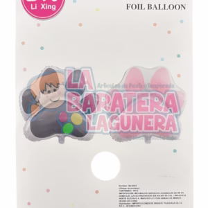 Globo metalico de huella