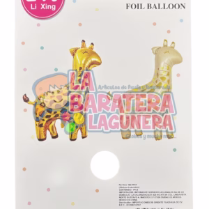 Globo metalico de jirafas