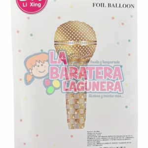 Globo metalico de microfono