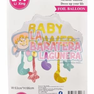 Globo metalico de nube baby shower