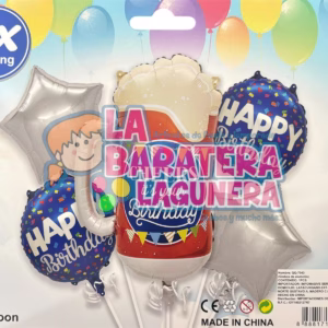 Set de Globos Cerveza Feliz Cumpleños