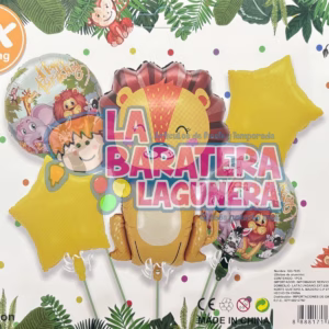 Set de Globos León Feliz Cumpleaños