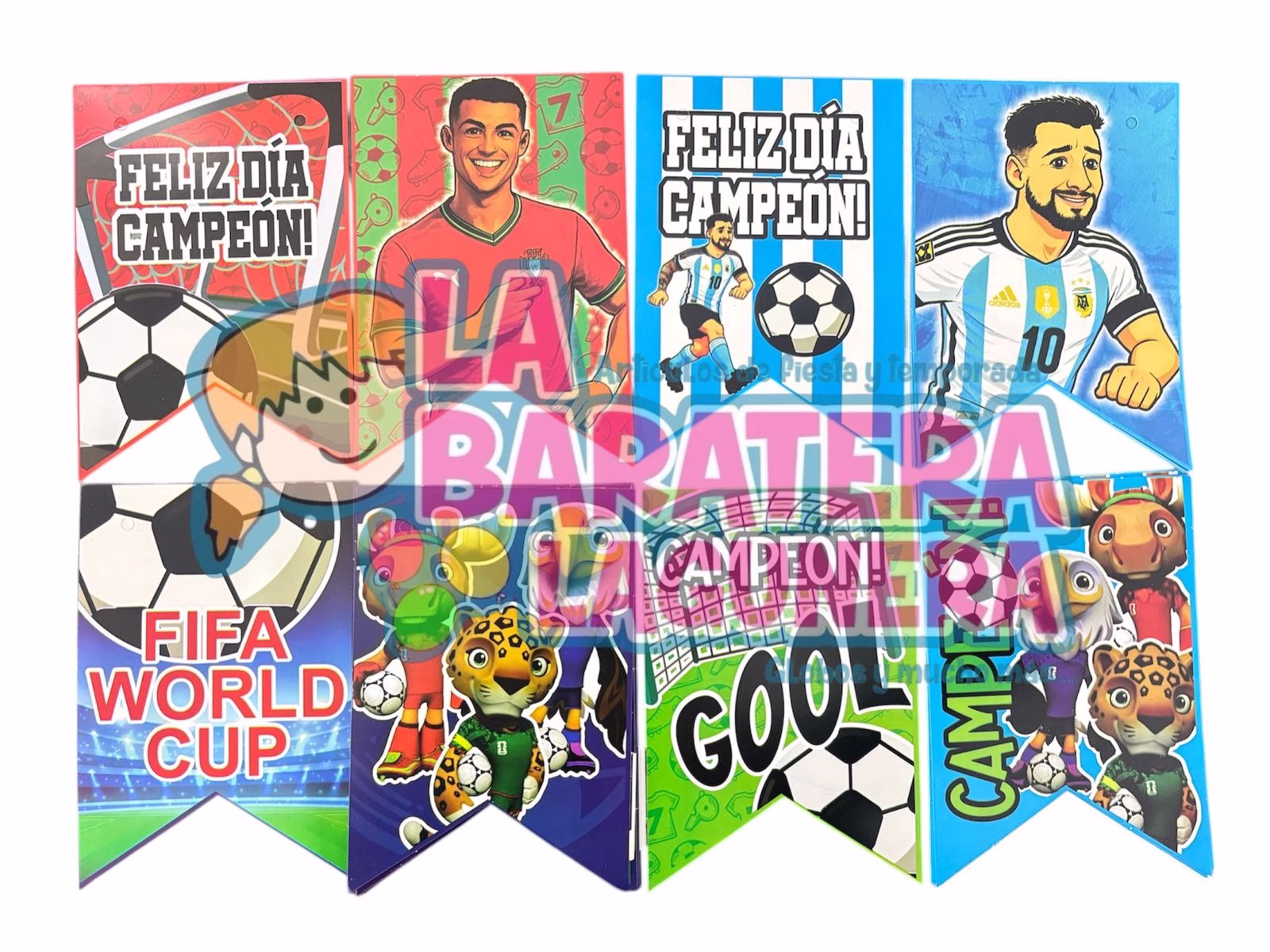 Banderín de futbol mundial