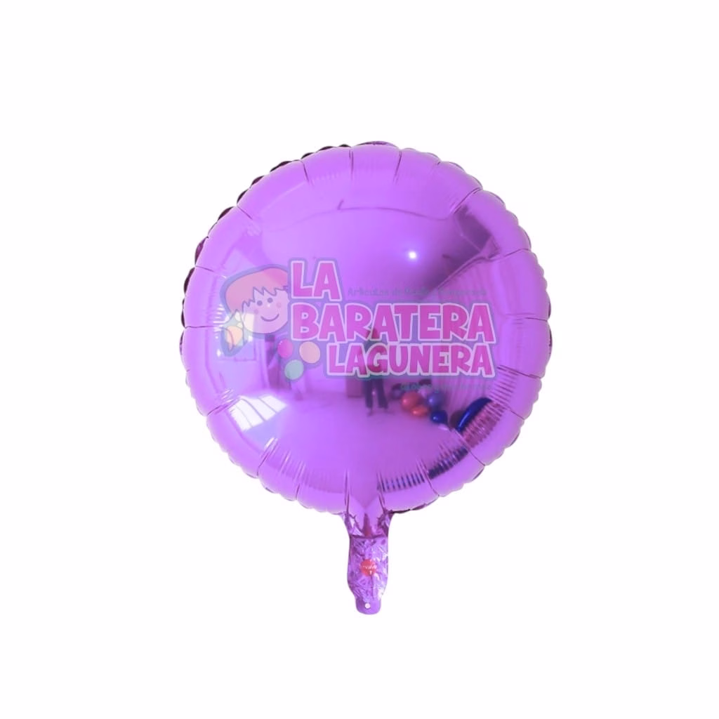 Globo redondo morado 18''