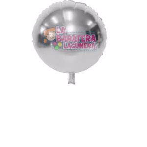 Globo redondo plata 18''