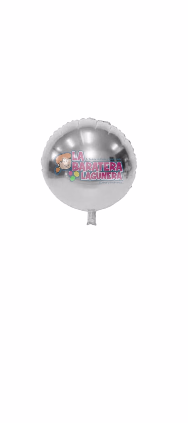 Globo redondo plata 18''