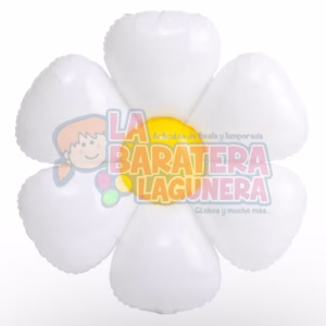 Globo de flor blanca