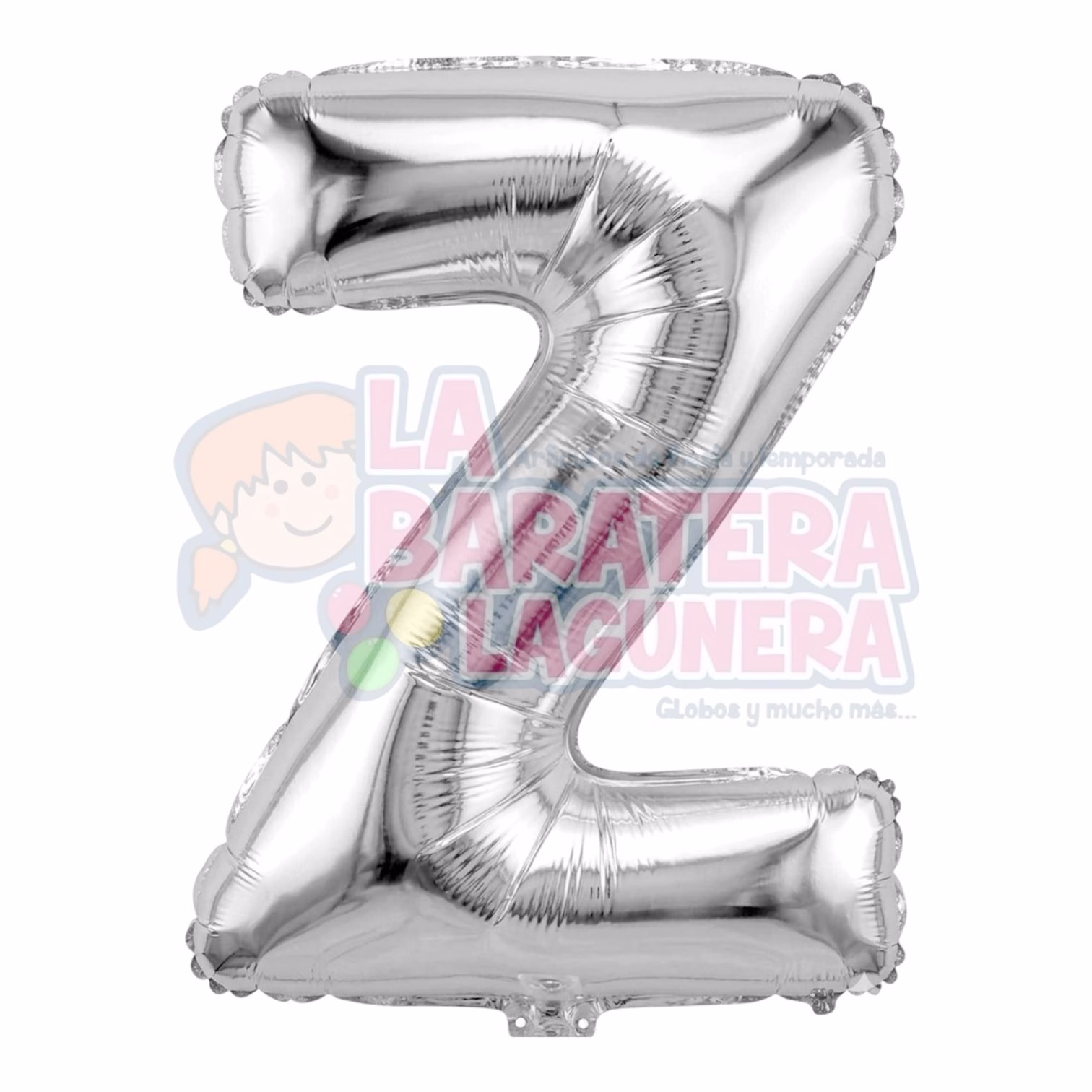 Globo metalico letra "Z" plata tamaño 16"