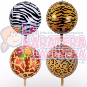 Globo orbz de 22" animal print