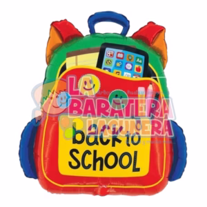 Globo regreso a clases mochila