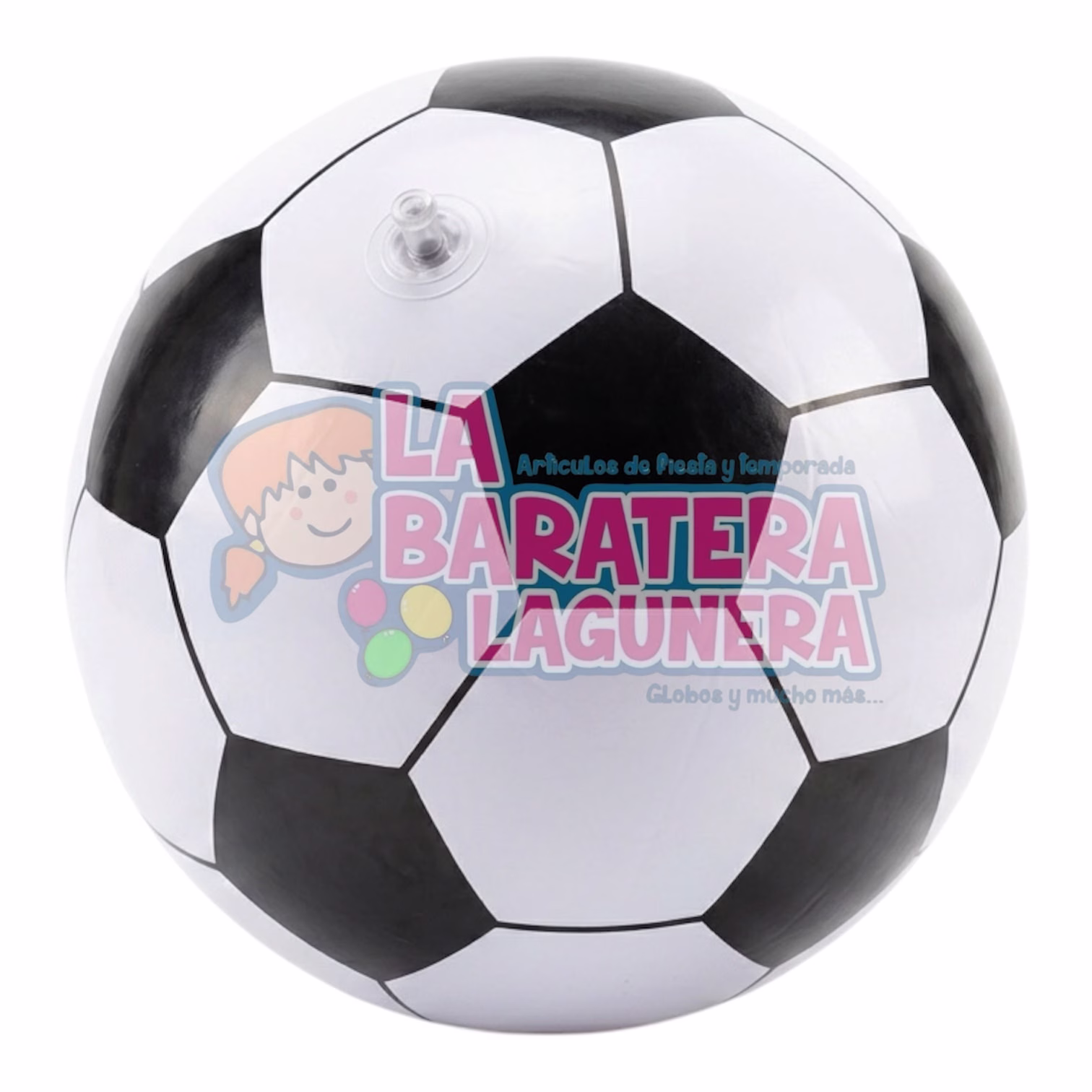 Pelota inflable de plastico