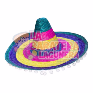 Sombrero de paja de colores