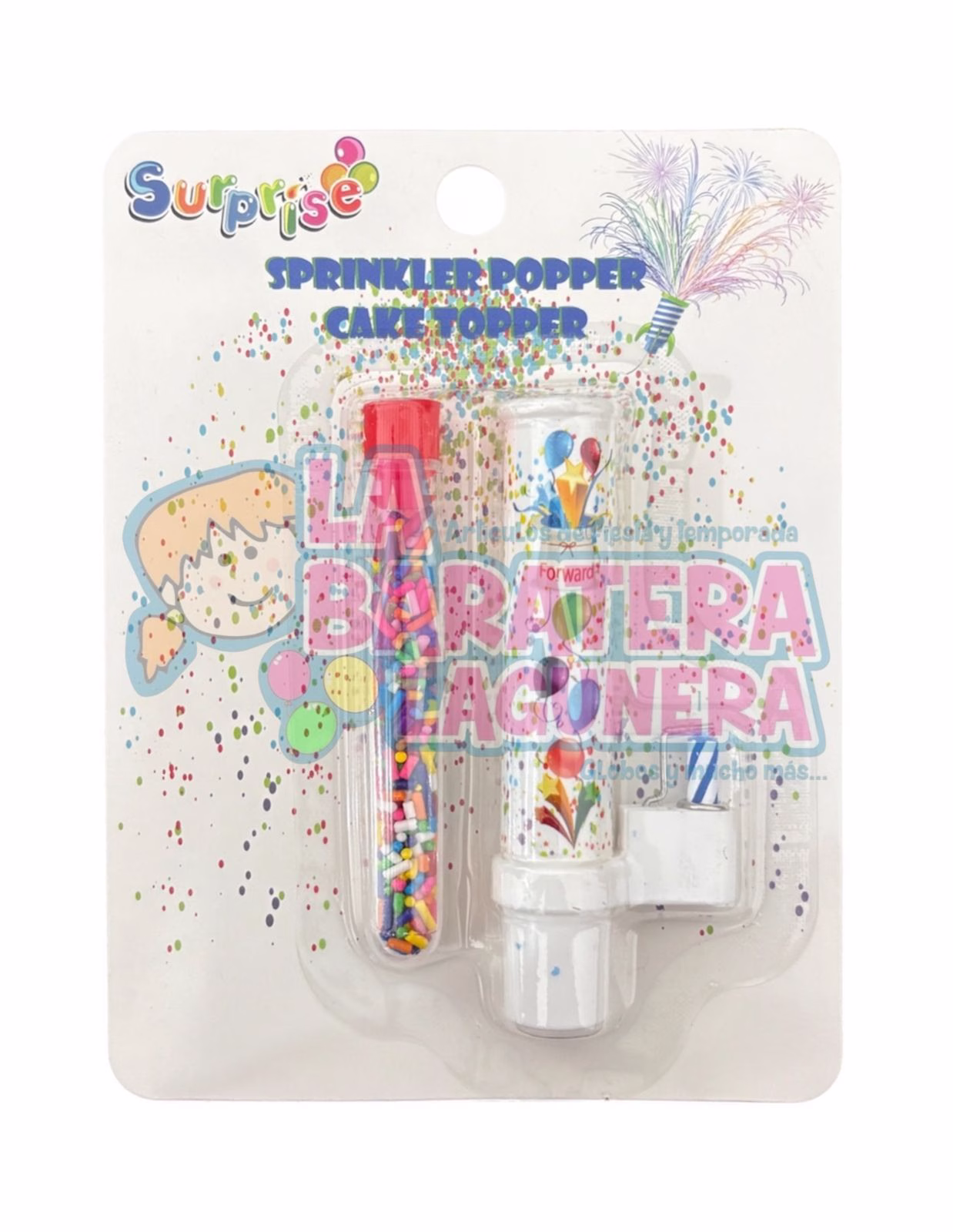 Vela que lanza chispitas de colores