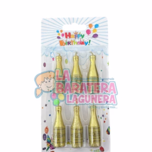 Velas de botella de champagne