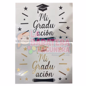 Vinil de graduación para globos