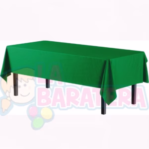 MANTEL PLASTICO VERDE